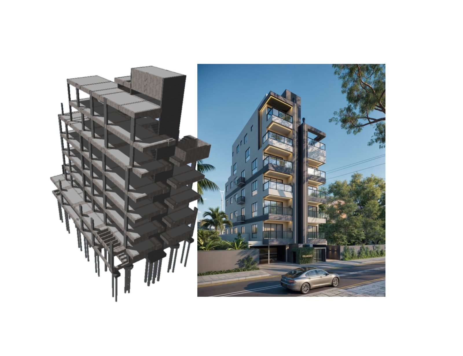 Projeto estrutural: Edifício residencial multifamiliar