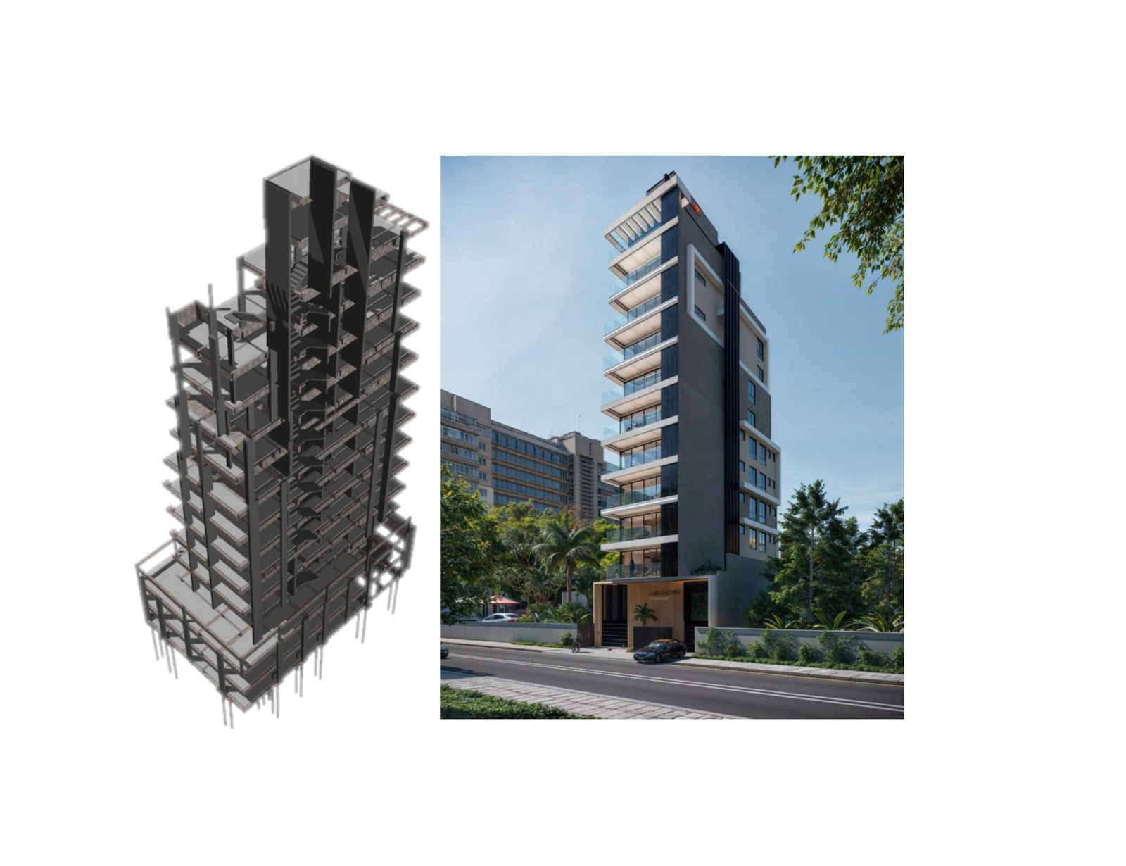 Projeto estrutural: Edifício multifamiliar em Balneário Piçarras