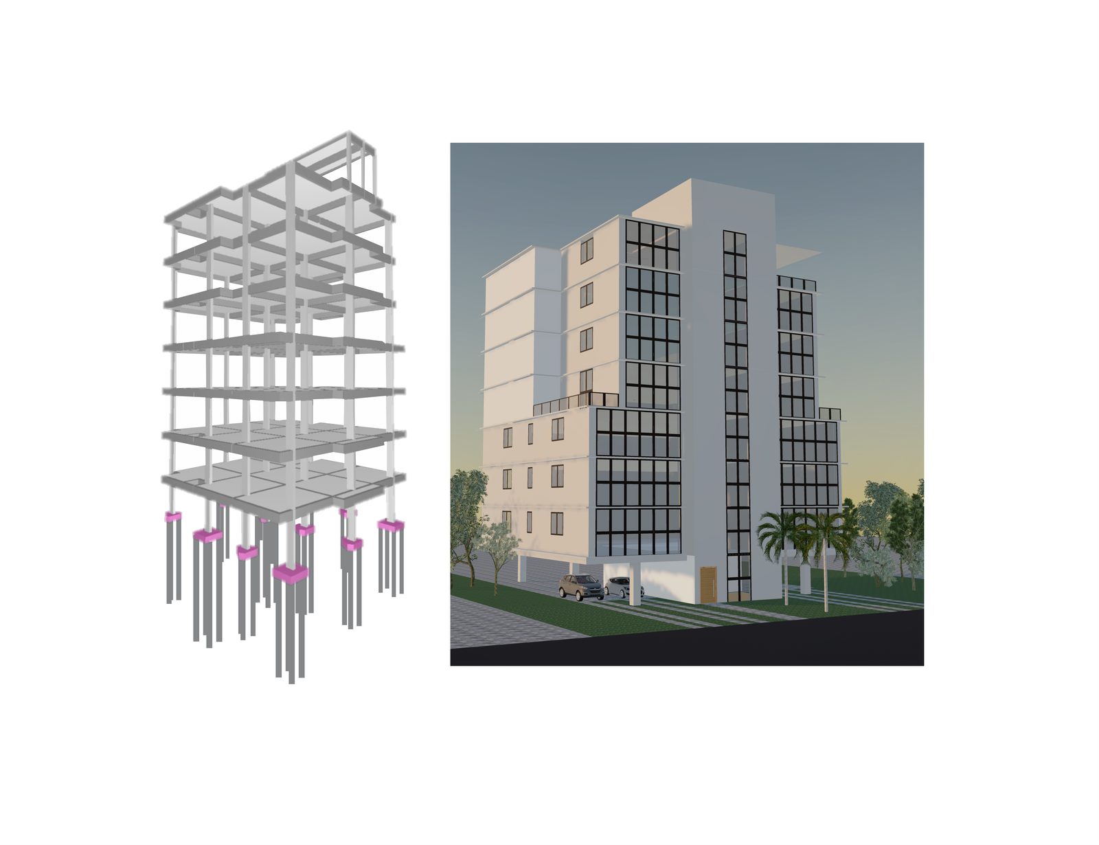 Projeto estrutural: Edifício em Balneário Piçarras